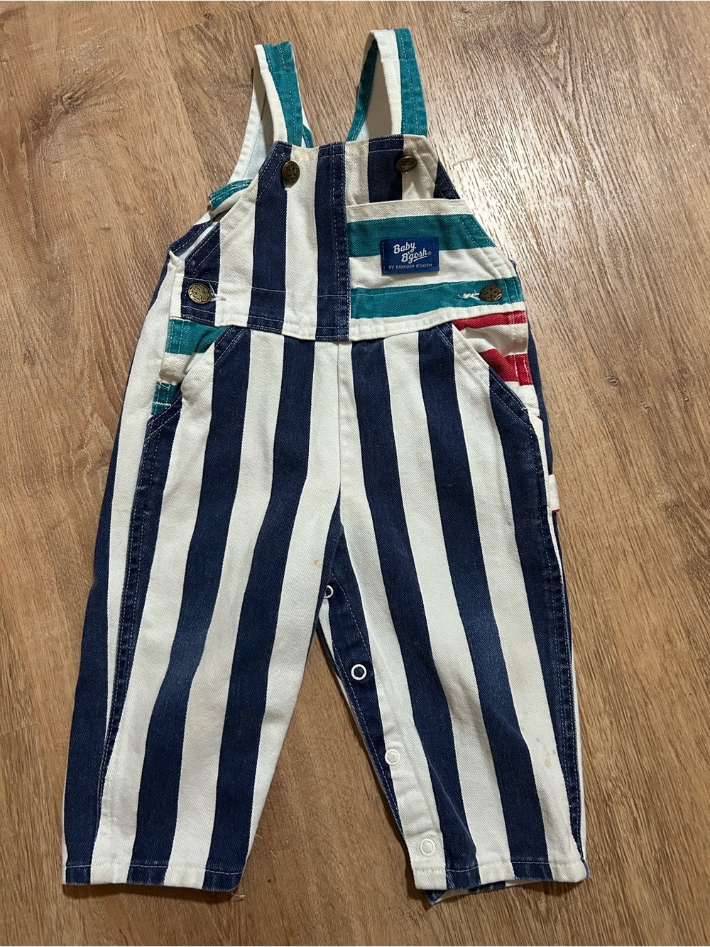 OshKosh B'gosh Vintage Striped Kids Overalls